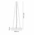Kade Nickel Band 3 Tier Chandelier